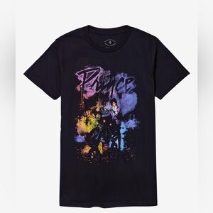 Prince Purple Rain Black Unisex T-Shirt NWT Authentic Merchandise